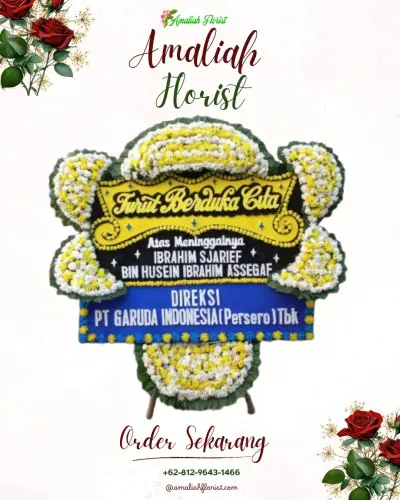 Papan Bunga Duka di Pekayon Jaya