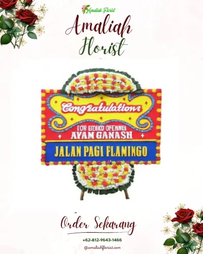 Bunga Papan Congratulation di Pekayon Jaya